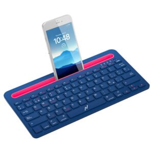 TECLADO NOGANET INALAMBRICO BT NKB-Q70 2.4G SOPORTE MULTITAREA