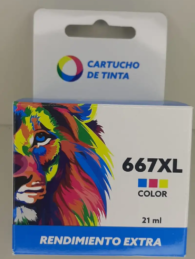 CARTUCHO GENERICO HP 667XL COLOR
