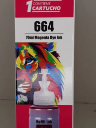 BOTELLA DE TINTA GENERICA EPSON 664 MAGENTA