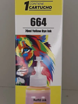 BOTELLA DE TINTA GENERICA EPSON 664 AMARILLA