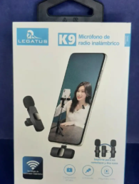 MICROFONO DE RADIO INALÁMBRICO K9 p/IPHONE