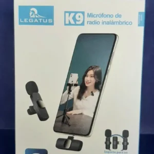 MICROFONO DE RADIO INALÁMBRICO K9 p/IPHONE