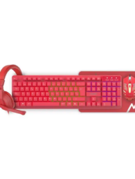 Kit Gamer 4 en 1 Noga NKB-413R Rojo