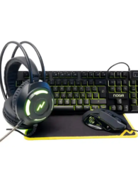 Kit Gamer 4 en 1 Noga NKB-412 Amarillo