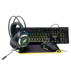 Kit Gamer 4 en 1 Noga NKB-412 Amarillo