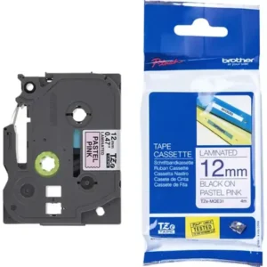 Cinta Brother TZe-MQE31 12mm Rosa Pastel