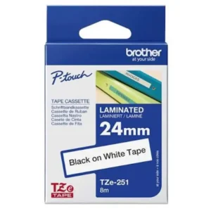 Cinta Rotuladora Brother TZe-251 24mm