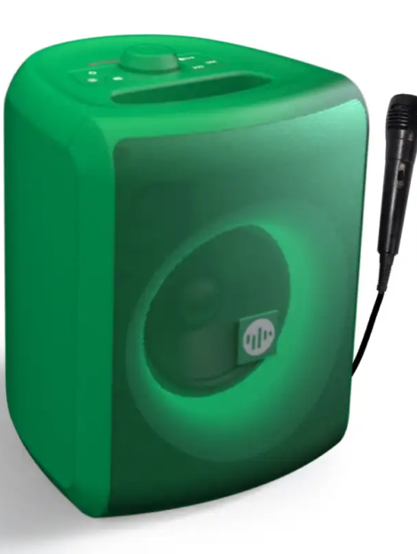 Parlante Stromberg Chunk 2 Verde con Micrófono